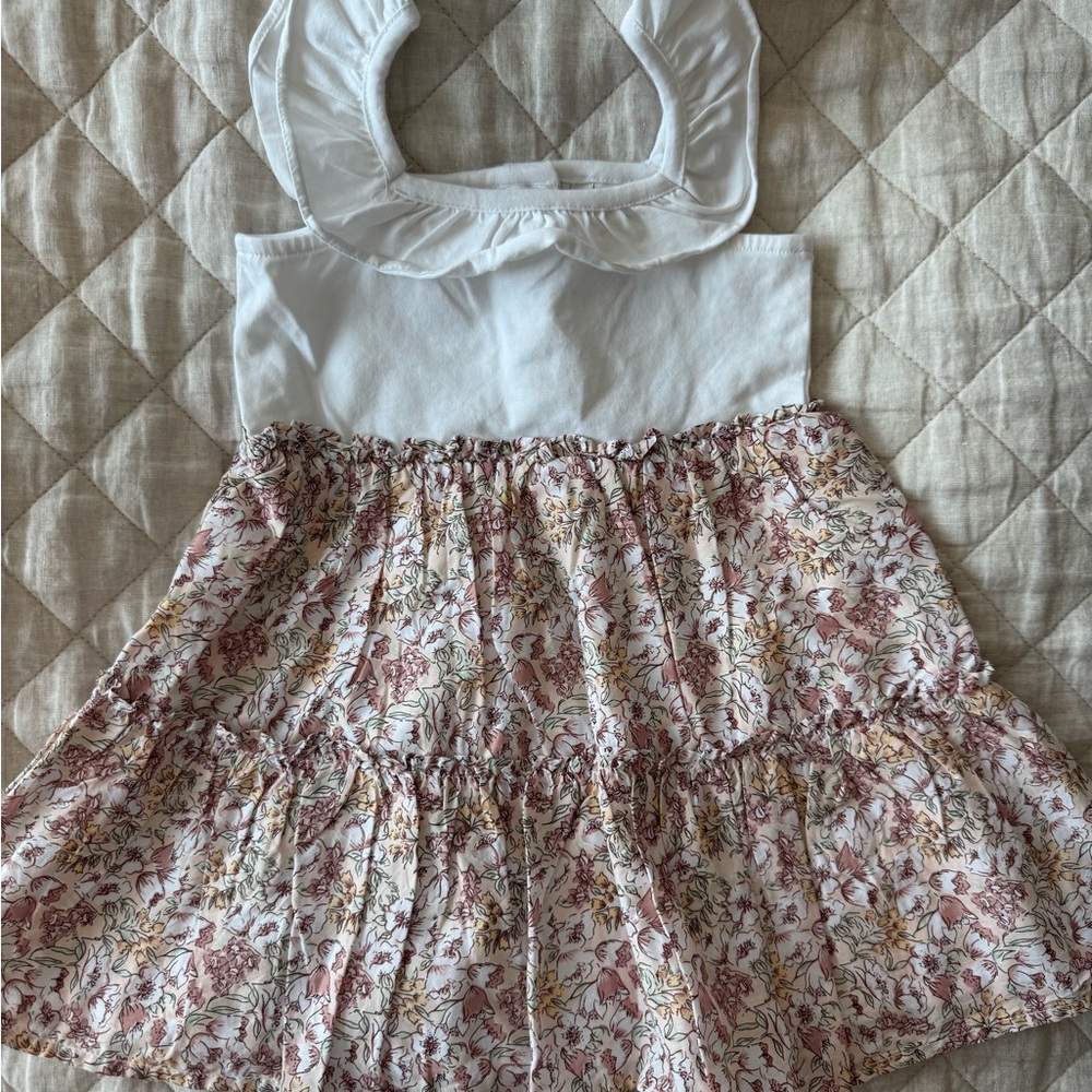 Janie & Jack 2T Kids Floral Ruffle Dress